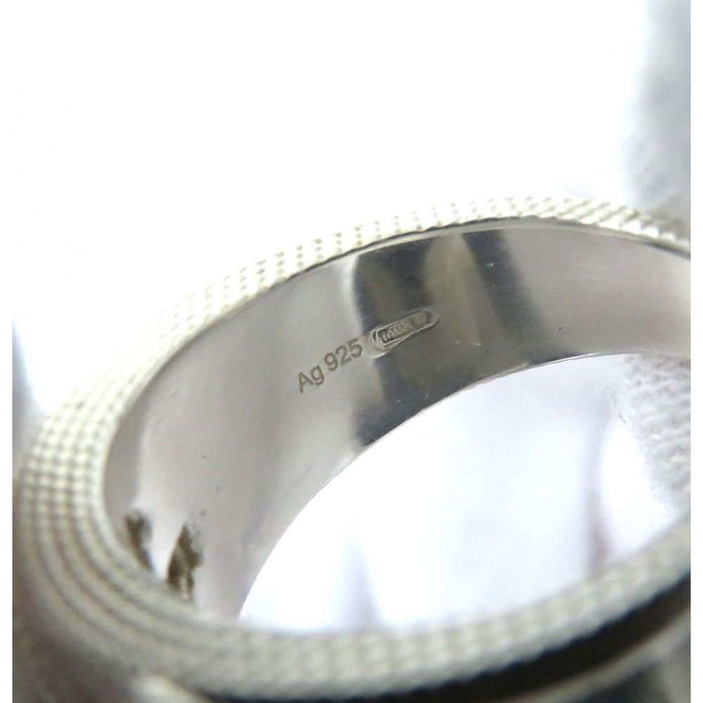 Gucci Gucci AG925 Silver Ring Interlocking G Metal Ring 479228 - Picture 9 of 10